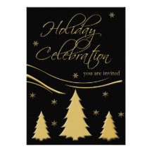 Personalized Holiday Open House Party Invitation