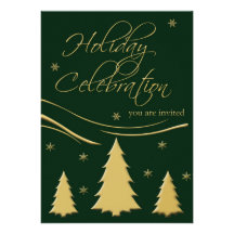 Personalized Holiday Open House Party Invitation
