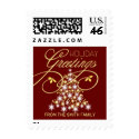 Personalized Holiday Postage - with Name postage by SquirrelHugger Personalized Holiday Postage - with Name postage