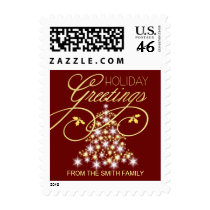 Personalized Holiday Postage - with Name postage