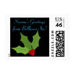 Personalized Holly Holiday Postage