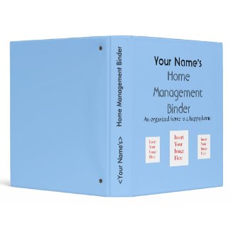Personalized Home Management Binder