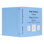 Personalized Home Management Binder