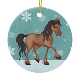 Personalized Horse Christmas Ornament