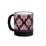 Personalized Hot Paris Damask Photo Mug mugs