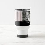 Personalized Hot Paris Striped Photo Mug mugs