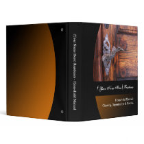 Personalized Household Manual Binder