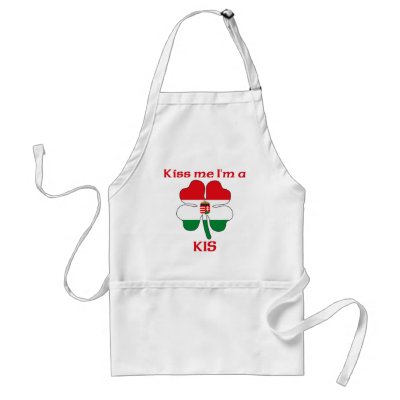 Personalized Hungarian Kiss Me I'm Kis Apron by KissMeTshirts