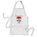 Personalized Hungarian Kiss Me I'm Kis aprons