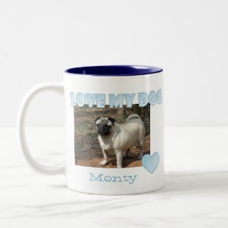Personalized: I Love My Dog Mug