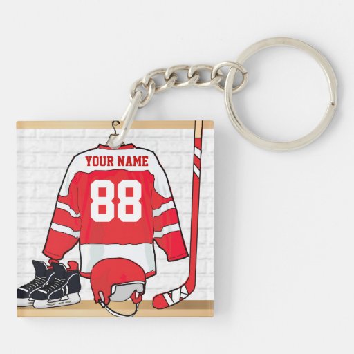 Hockey Keychains & Hockey Key Chain Designs Zazzle