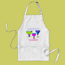 Personalized Illustrated Drinks Apron aprons