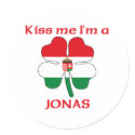 Personalized Indian Kiss Me I'm Jonas stickers