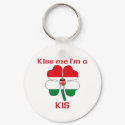 Personalized Indian Kiss Me I'm Kis keychains