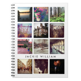 Personalized Instagram Photo Notebook