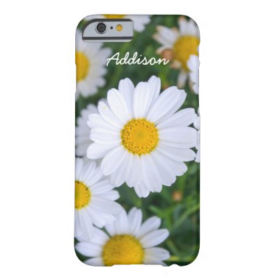 Personalized iPhone 6 Cases Daisy Add Your Text Barely There iPhone 6 Case
