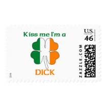 Personalized Irish Kiss Me I'm Dick postage by KissMeTshirts Personalized Irish Kiss Me I'm Dick postage