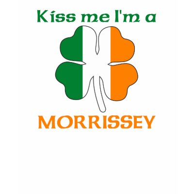 Personalized Irish Kiss Me I'm Morrissey Tee Shirt by KissMeTshirts