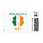 Personalized Irish Kiss Me I'm Pitt postage