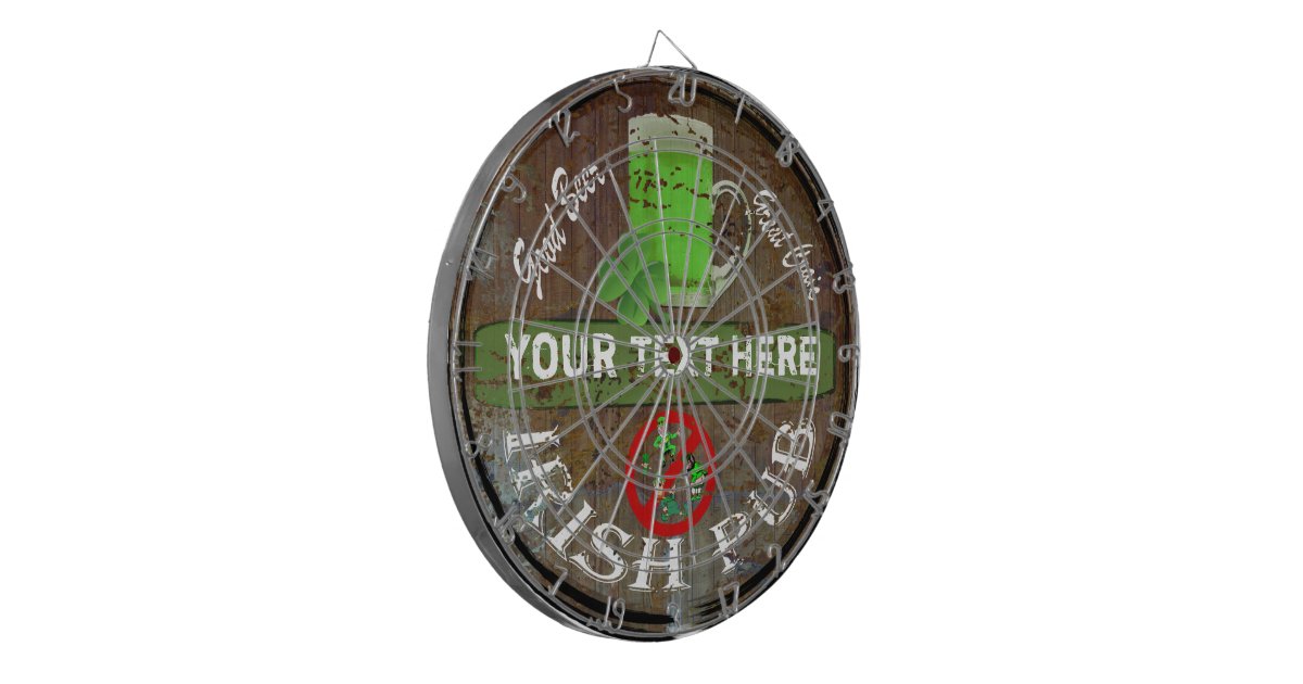 Personalized Irish pub sign Dart Boards Zazzle