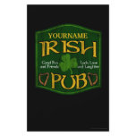 Personalized Irish Pub Sign Flyer Design