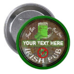 Personalized Irish pub sign Pins