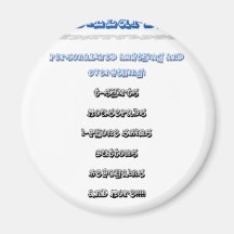 Personalized it!!!!!! refrigerator magnets