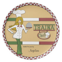Personalized Italian Chef Plate