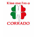 Personalized Italian Kiss Me I'm Corrado t-shirts by KissMeTshirts Personalized Italian Kiss Me I'm Corrado t-shirts