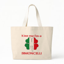 Personalized Italian Kiss Me I'm Simoncelli bags by KissMeTshirts Personalized Italian Kiss Me I'm Simoncelli bags