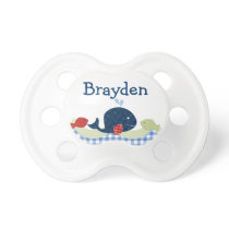 Personalized "Jackson Whale/Sealife" Pacifier