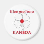 Personalized Japanese Kiss Me I'm Kaneda Refrigerator Magnets
