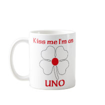 Personalized Japanese Kiss Me I'm Uno mugs by KissMeTshirts Personalized Japanese Kiss Me I'm Uno mugs