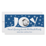 Personalized "Joy" Photo Greeting Card