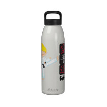 Personalized Karate Girl Water Bottle