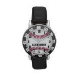 Personalized Kids Baseball Softball Watch