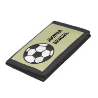 Personalized Kids Boys Soccer Wallet