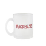 Personalized Kids Frosted Sock Monkey Mug