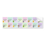 Personalized Kids Labels, Waterproof Baby Stickers Bumper Stickers