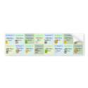 Personalized Kids Labels, Waterproof Baby Stickers bumper stickers