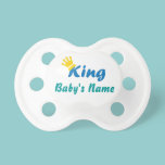 Personalized "King" Name Baby Pacifier pacifiers