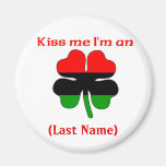 Personalized Kiss Me I'm An African American Magne Magnet