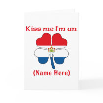 Personalized Kiss Me I'm Dutch Greeting Card by KissMeTshirts Personalized Kiss Me I'm Dutch Greeting Card
