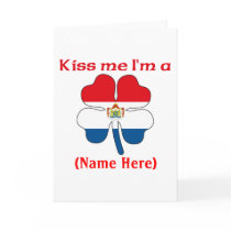 Personalized Kiss Me I'm Dutch Greeting Card by KissMeTshirts Personalized Kiss Me I'm Dutch Greeting Card