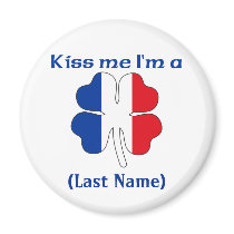 Personalized Kiss Me I'm French Magnet by KissMeTshirts Personalized Kiss Me I'm French Magnet