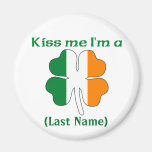 Personalized Kiss Me I'm Irish  Magnet
