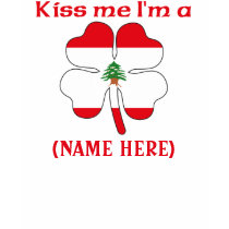Personalized Kiss Me I'm Lebanese Tshirt by KissMeTshirts Personalized Kiss Me I'm Lebanese Tshirt
