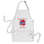Personalized Kiss Me I'm Norwegian Apron