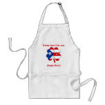 Personalized Kiss Me I'm Puerto Rican Apron