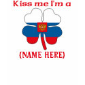 Personalized Kiss Me I'm Russian Tshirt by KissMeTshirts Personalized Kiss Me I'm Russian Tshirt
